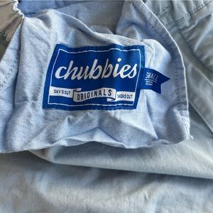 Chubbies light blue 5.5” inseam shorts